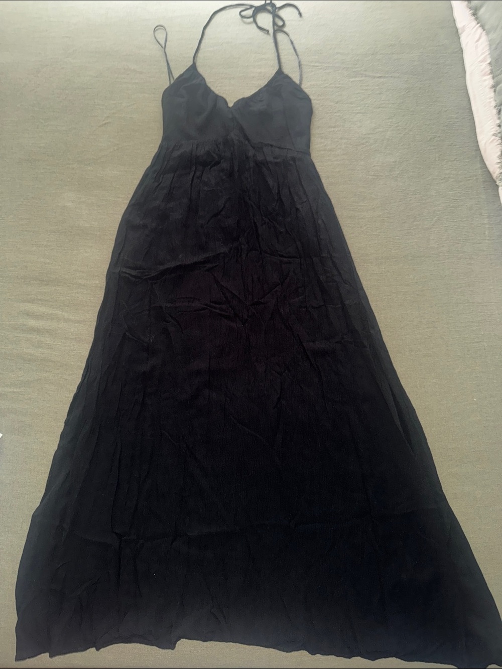 Old Navy Black Spaghetti-Strap Maxi Dress